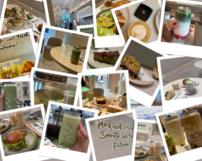 Brunch Budapest élmény a Pink Pistachio Brunchnál, pisztáciás fogásokkal, desszertekkel, kávéval és signature italokkal