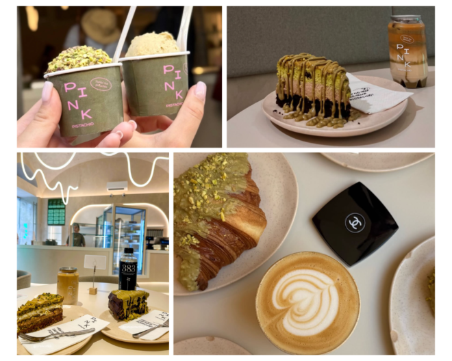 Pink Pistachio Brunch FAQ – pistachio desserts, ice cream, coffee and takeaway drinks available in Budapest